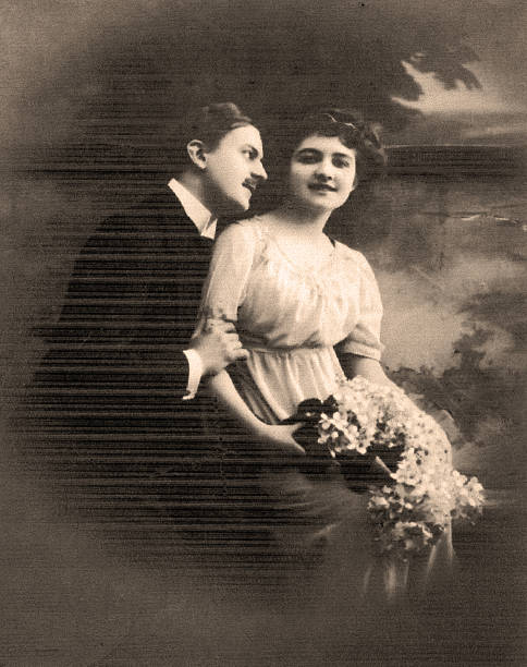 istock Vintage portrait 163056460