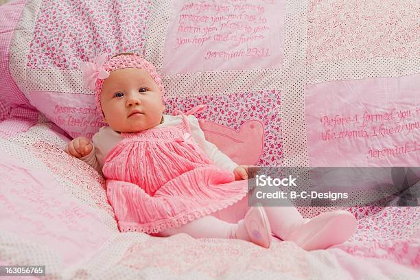 Bebé Em Cobertor Rosa - Fotografias de stock e mais imagens de Bíblia - Bíblia, 0-11 Meses, Amizade