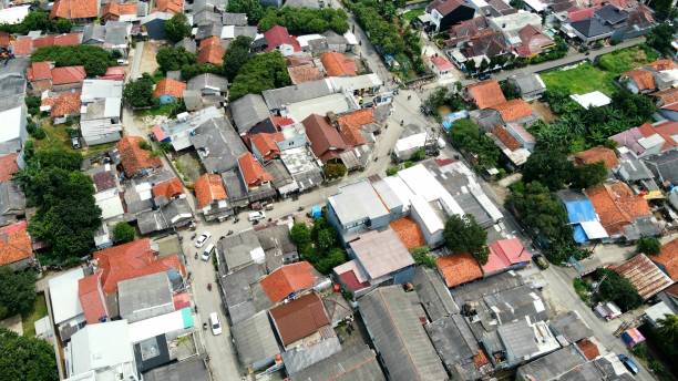 istock view of the densely populated settlement 1630601043