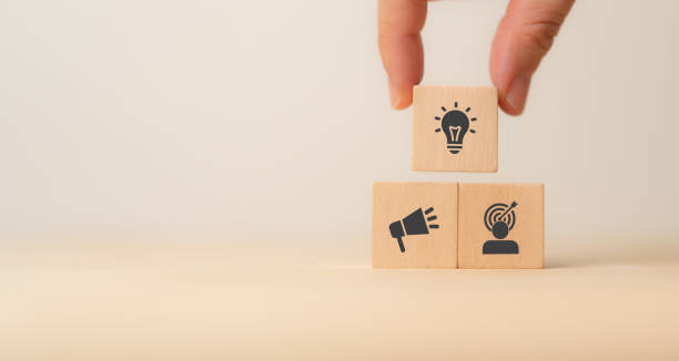 istock Creative marketing concept. Innovative approach to advertising and promotion, creating unique campaign for personalized marketing by leveraging digital channels and utilizing data driven insights. 1630604224