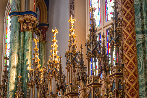 The Notre-Dame Cathedral Basilica is the National Historic Site of Canada, a Roman Catholic minor basilica in Ottawa, Ontario, Canada located on 385 Sussex Drive in the Lower Town neighborhood. It was designated a National Historic Site of Canada in 1990