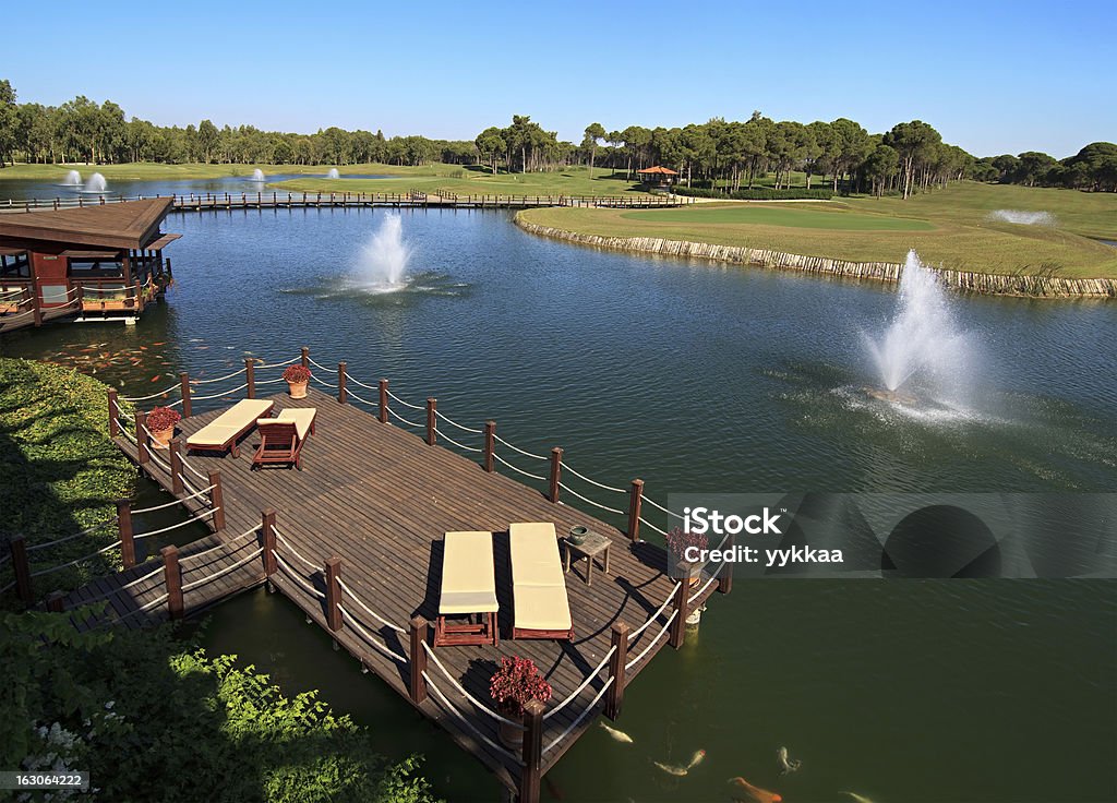 Area of Sueno Golf Club. Belek. Turkey. Architecture Stock Photo