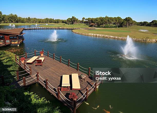 Area Of Sueno Golf Club Stock Photo - Download Image Now - Architecture, Artificial, Bridge - Built Structure