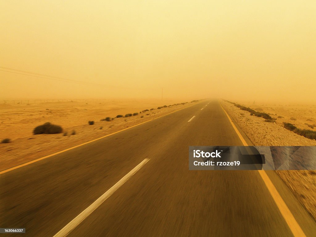 Sandstorm - Lizenzfrei Autoreise Stock-Foto