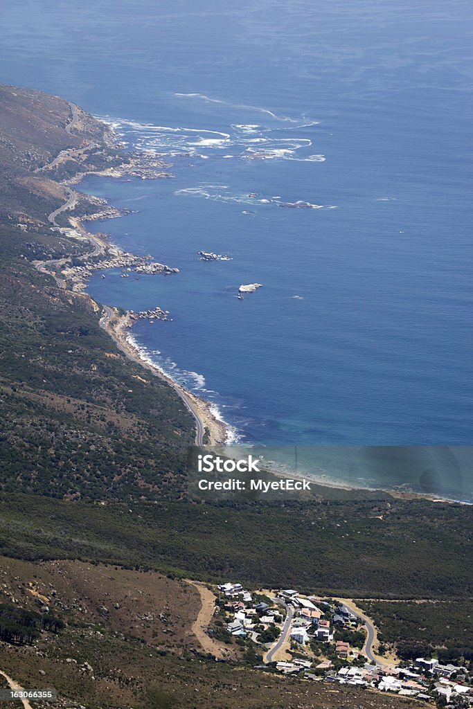 Wunderschöne Küste von Camps Bay - Lizenzfrei Afrika Stock-Foto