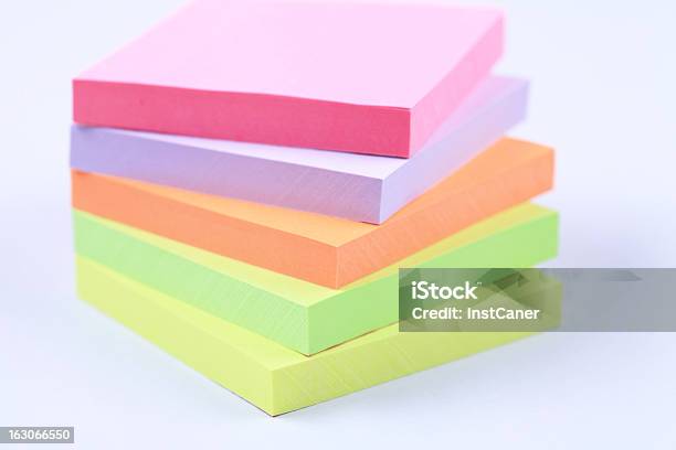Postit Note Stack Stock Photo - Download Image Now - Adhesive Note ...