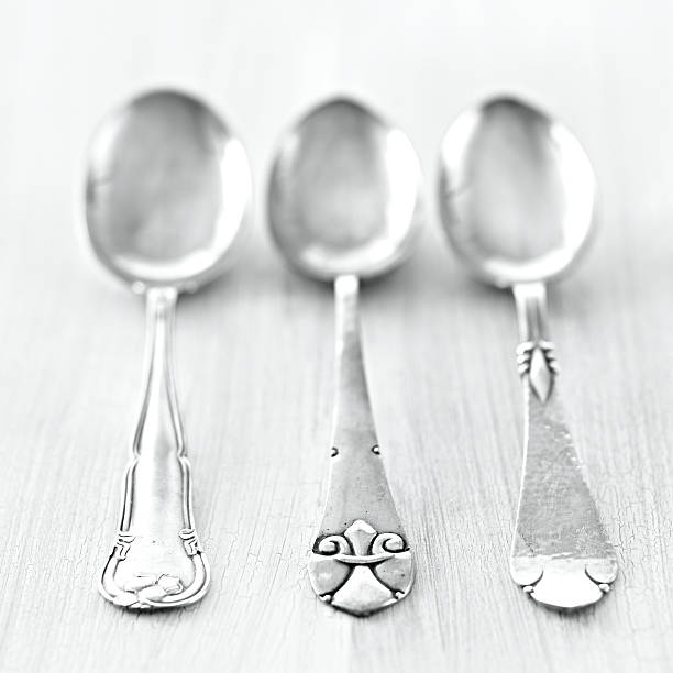 Spoons stock photo