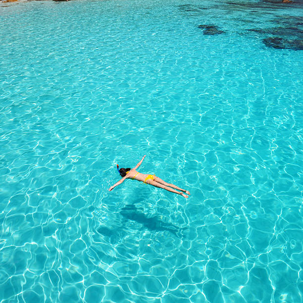 istock Woman snorkeling 163074255
