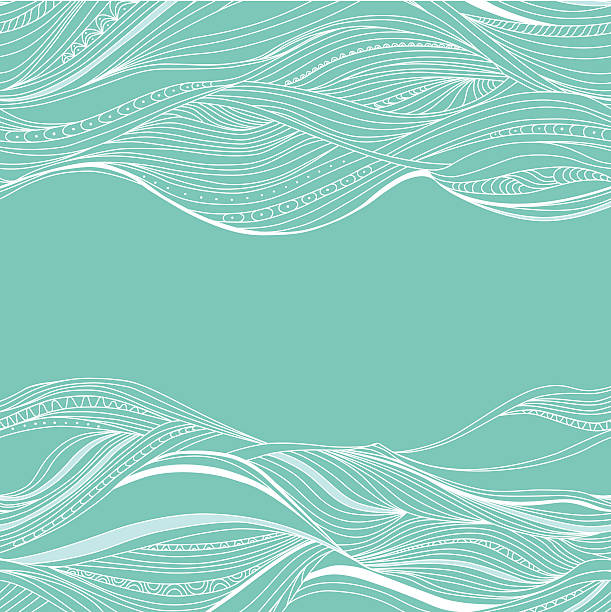 바다 스택스 - tide water frame wave stock illustrations