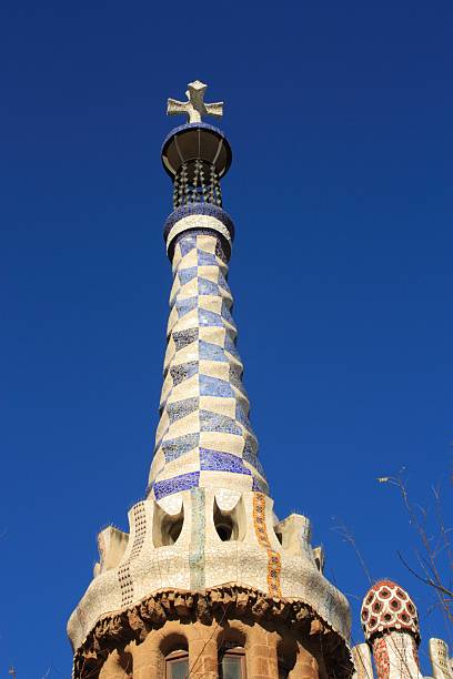 istock Park Guell in Barcelona, Spain. 163076094