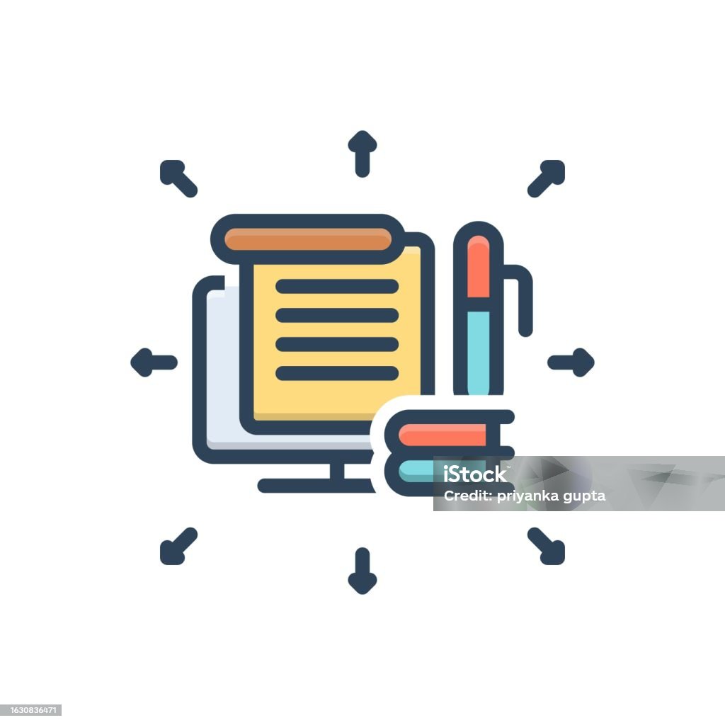 Desktop Entrust Icon Assign Entrust Stock Illustration - Download Image Now - Applying, Book ...
