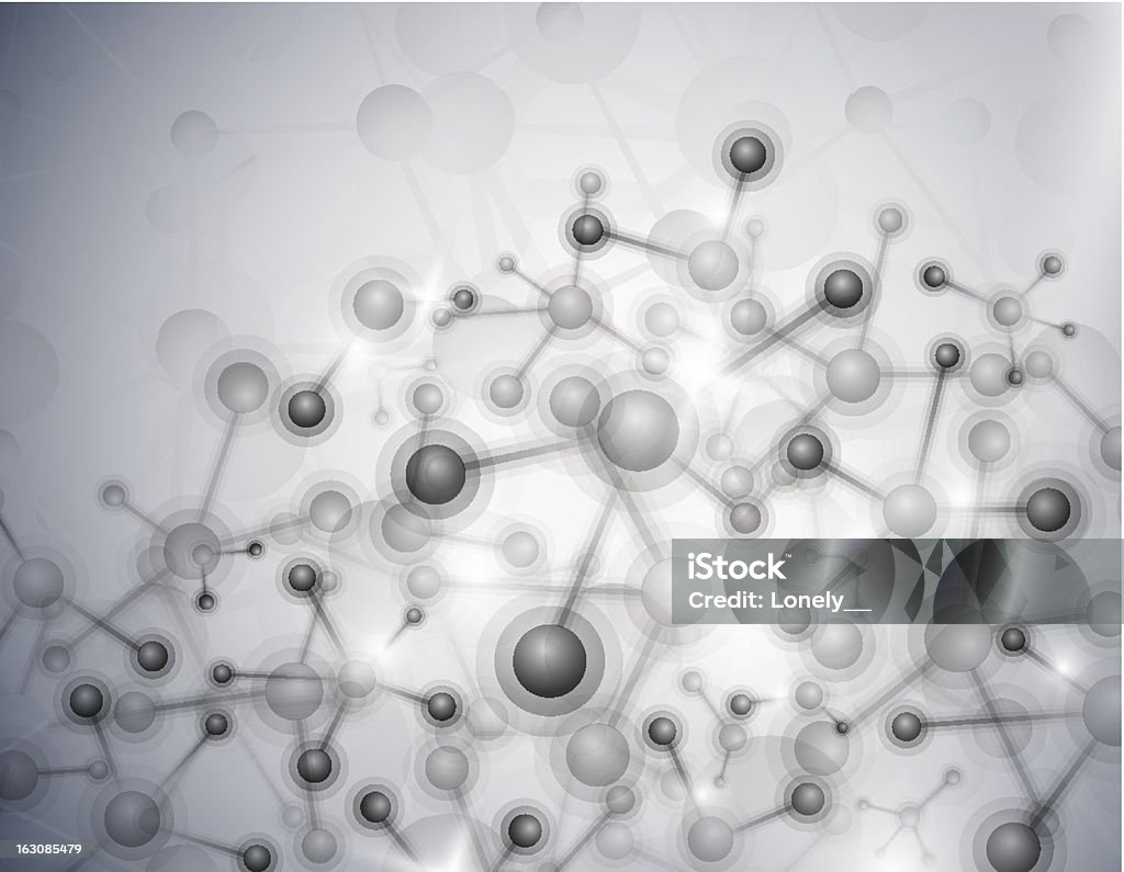 Molecular tle - Grafika wektorowa royalty-free (Abstrakcja)