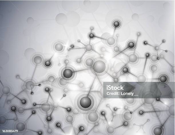 Molecular Tle - Stockowe grafiki wektorowe i więcej obrazów Abstrakcja - Abstrakcja, Atom, Badania