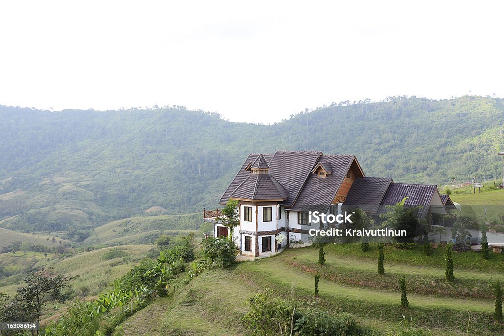 Casa no hills na Tailândia - Royalty-free Agricultura Foto de stock