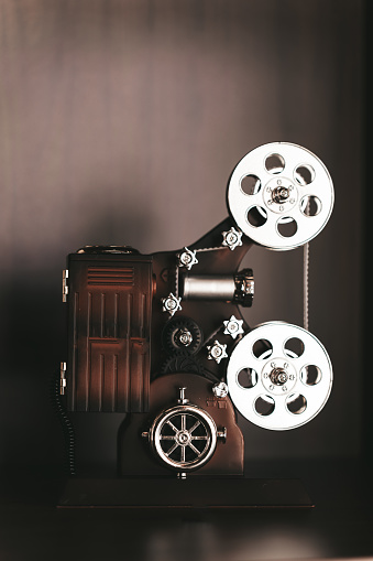 Vintage 16mm movie machine