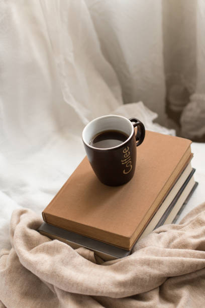 istock Simple composition of indoor relaxation with coffee and books. 1630940163