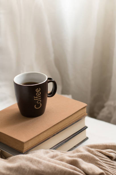 istock Simple composition of indoor relaxation with coffee and books. 1630941236