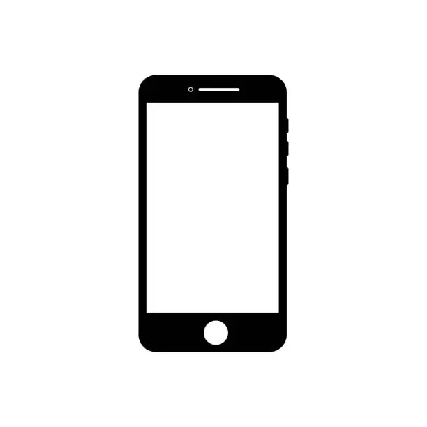 Vector illustration of simple model of the smartphone