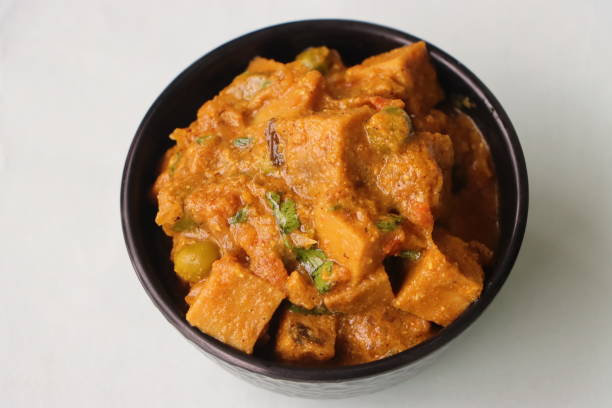 istock Suran ki sabzi or Jimikand masala curry, elephant foot yam 1630956686