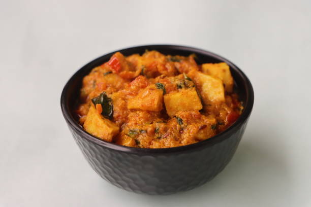 Taro root curry, Arbi ki subji, dish made with colocasia roots