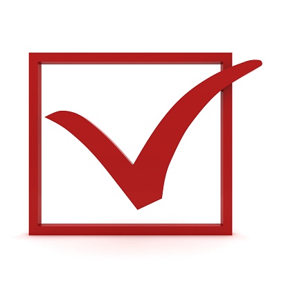 Customer satisfaction survey check mark service
