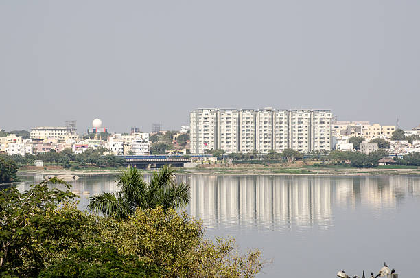 istock Hussein Sagar lake, Hyderabad 163098320