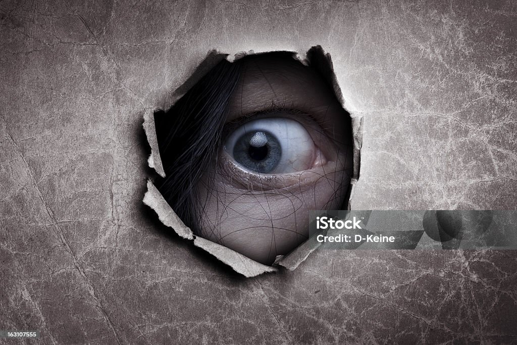 Os olhos - Foto de stock de Assustador royalty-free