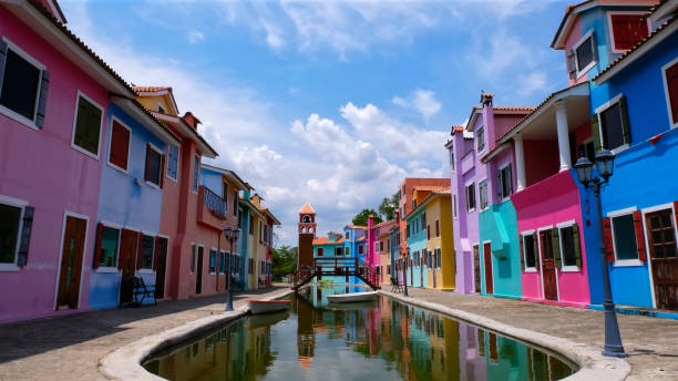istock Building colorful view landscape. 1631084683