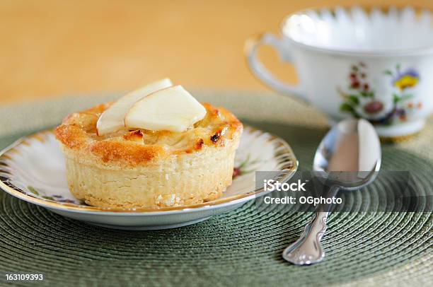 Almond Pastry With Apple Slices Stock Photo - Download Image Now - Almond, Antique, Apple - Fruit