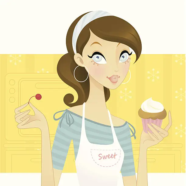 Vector illustration of Sweet Chic