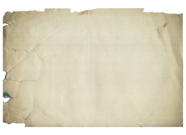 istock Vintage background of old paper texture with spots 1631117253