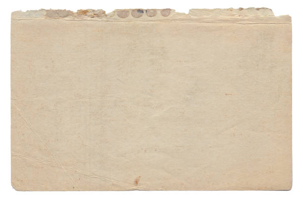 istock Vintage background of old paper texture isolated 1631117822