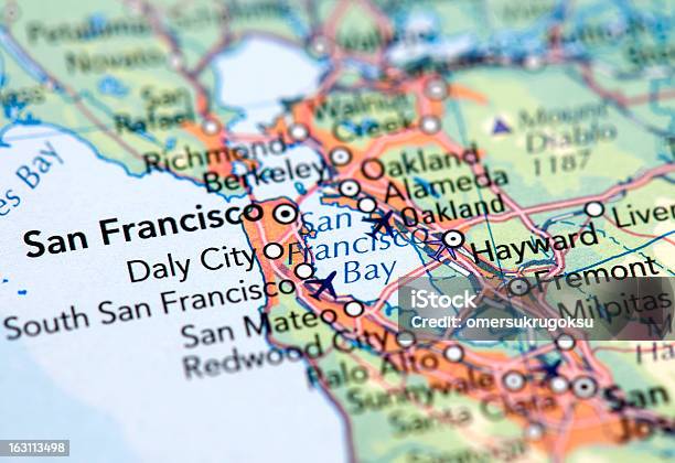Санфранциско Сша — стоковые фотографии и другие картинки Карта - Карта, Сан-Франциско - Калифорния, Карта города
