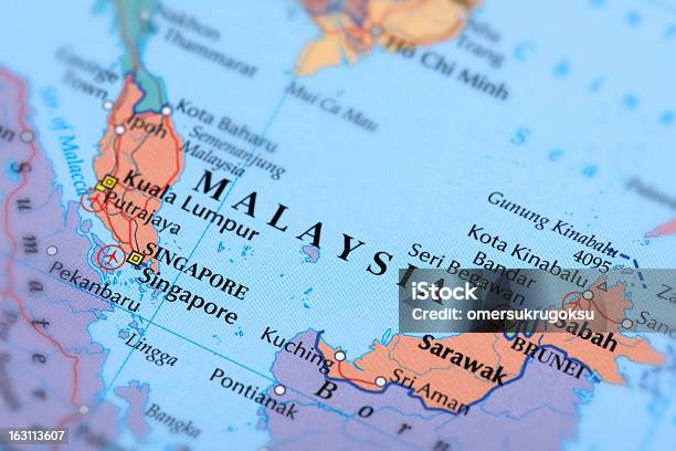 マレーシアシンガポール - 地図のストックフォトや画像を多数ご用意 - 地図, マレーシア, シンガポール