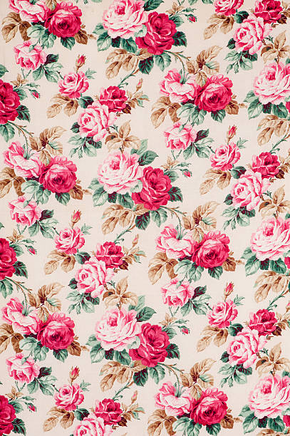 istock Antique floral fabric Wide 163114148