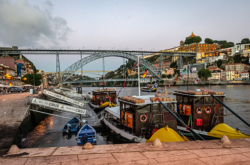 Octubre 2013. Views of the port of Porto. Portugal.