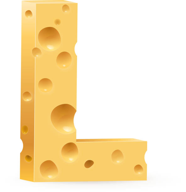 illustrazioni stock, clip art, cartoni animati e icone di tendenza di lettera fatto di formaggio - alphabet cheese parmesan cheese inspiration