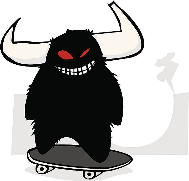 스케이트 또는 디에 [ 슈퍼 벡터 skateboarder ] - vile stock illustrations