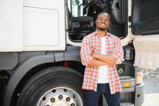istock Young Black truck driver 1631215152