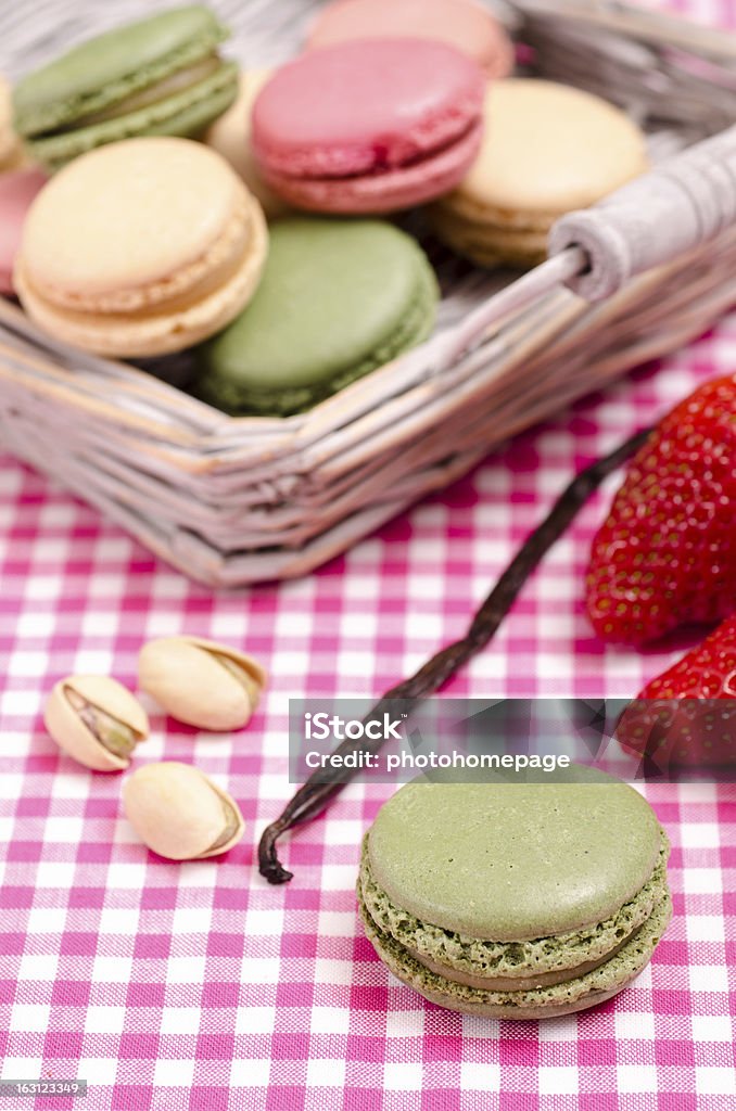 Green französische macaron - Lizenzfrei Beige Stock-Foto