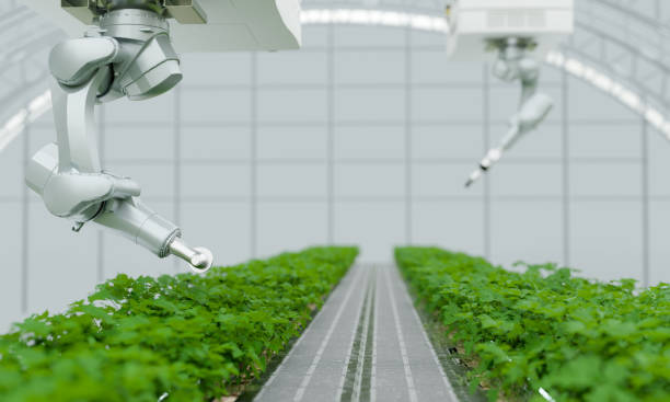 istock organic farm in house with working robot 1631247283