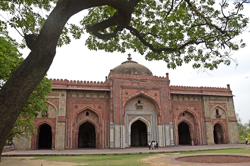 Qila-I-Kuhna Mosque at Purana Qila ( old fort) Delhi, India