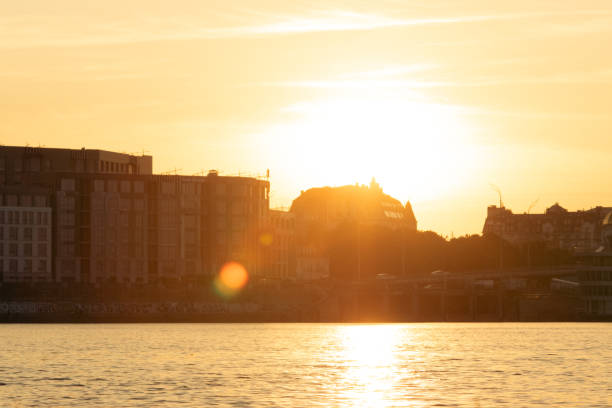 istock Sunset on Podil, view of Postal Square 1631326387