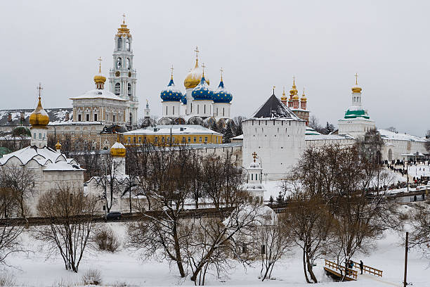istock Winter view of Trinity Lavra 163138666