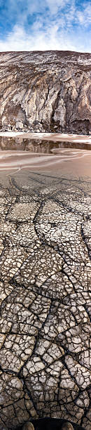 istock Vertical panorama of the salt quarry 163139057