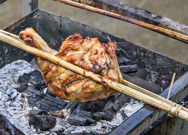 istock Roasted Chicken Skewer - Asian Style 163139335