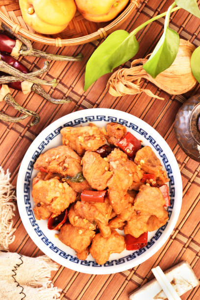 Spicy dice chicken