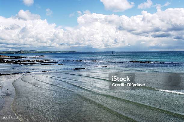 Mounts Bay Cornwall From Penzance Promenade Stock Photo - Download Image Now - Blue, Cloud - Sky, Cornwall - England