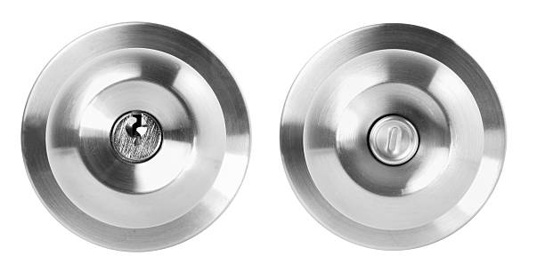 Door knobs stock photo