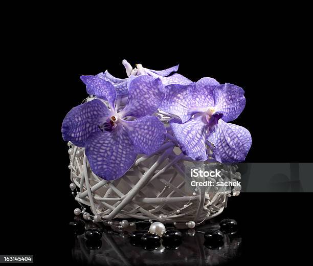 Photo libre de droit de Bouquet Dorchidées Dans Un Vase banque d'images et plus d'images libres de droit de Bouquet formel - Bouquet formel, Orchidée vanda, Arbre en fleurs